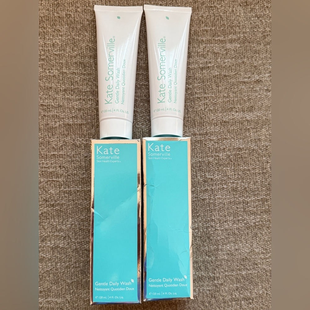 2 Bottles of Kate Somerville Gentle Daily Wash Discontinued Facial Cleanser NIB - Picture 2 of 4
